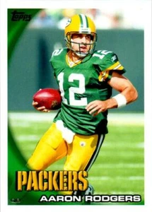 2010 Topps #150 Aaron Rodgers Gold #/2010 - Picture 1 of 2