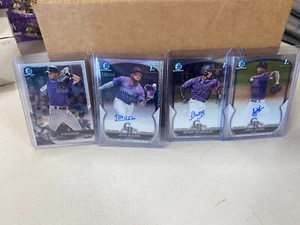 Colorado Rockies 7 Card Lot - 1st Bowman Mojos + Autos + More!! - Picture 1 of 6