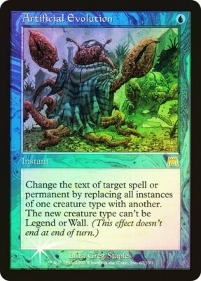 Onslaught   MTG  FOIL  Artificial Evolution   Magic - Image 1 of 2
