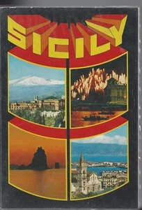 Sicily Art History Landscape Francesco Pertegato 1983 softcover/mylar jacket - Foto 1 di 10