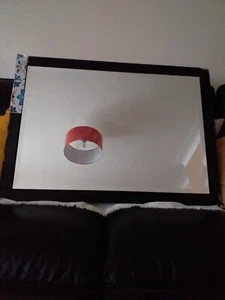 Argos schwarz verspiegelt Gr. Con gebraucht 36x26 Zoll - Bild 1 von 9