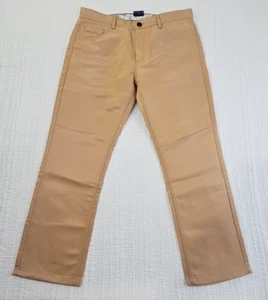 Rosso Milano Itay Pants Men's W36 L30 Soft Amber Jeans Style Relaxed Fit EUC LN - Picture 1 of 16