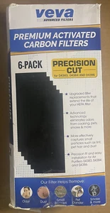 Full Size Premium Activated Carbon Pre Filter 6 Pack Compatible with HB Air - Picture 1 of 11