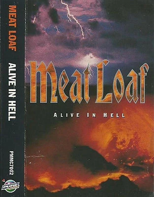 Meat Loaf ‎Alive In Hell CASSETTE ALBUM Pure Music PMMC 7002 12tracks inc. live  - Image 1 of 4