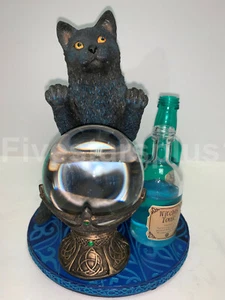 APRENDIZ DE BRUJAS DE LISA PARKER Estatuilla Escultura Gato Negro Mágico - Imagen 1 de 8