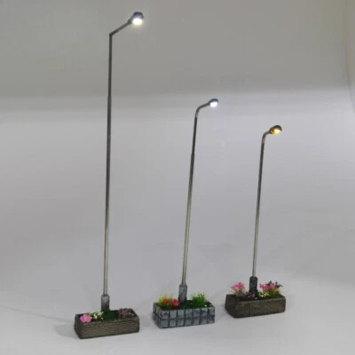 Diorama 1/64 Farola Modelo Coche Garaje Estacionamiento Lote Escena Ferroviaria Accesorios Modelo Foto 1 de 4