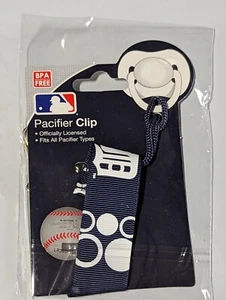 Detroit Tigers Pacifier Clip Baby Infant NEW - SHOWER GIFT - Fits all types - Picture 1 of 2