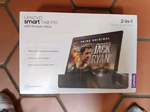 Lenovo Smart Tab P10 ZA440169US 2-in-1 Tablet Smart Dock with Amazon Alexa - Picture 1 of 4