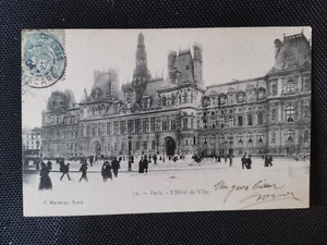 CPA 75 PARIS - L'Hôtel de Ville - Imagen 1 de 2