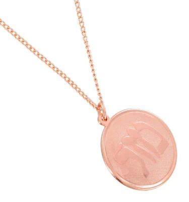 Ky & Co Dije Moneda Mazel Hebreo Judío Tono Oro Rosa 1" + Collar 20" Foto 1 de 4