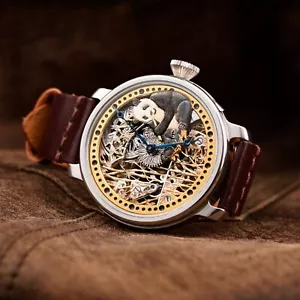 Antique Patek Philippe Mens Watch Swiss 1880s Custom Case & Dial 49mm Mechanical - Picture 1 of 7