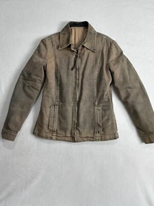 FERRE JEANS Jeansjacke Mantel mit herausnehmbarem Futter Größe M, hellbraune Waschung, 32THS4J678 - Bild 1 von 14