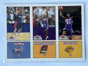 2002-03 Fleer Tradition #295 Yao Ming Amare Stoudamire Kareem Rush RC - Picture 1 of 2