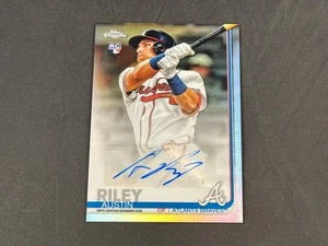 Topps 2019 actualización cromada Austin Riley Cua-Ar refractor novato Auto Braves RC - Imagen 1 de 2