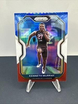 2020 Panini Prizm - Rookie Kenneth Murray #327 Red White & Blue Prizm (RC) - Image 1 of 2