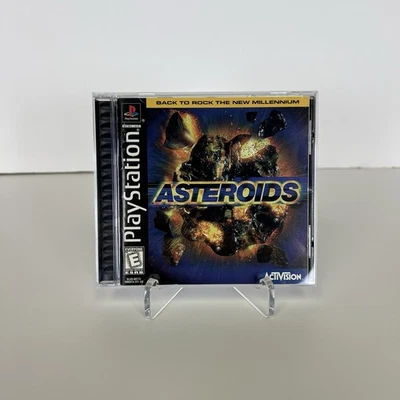 Asteroids (Sony PlayStation 1, 1998) PS1 Complete CIB + Reg Card - Image 1 of 4