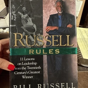 Bill Russell Signed Autographed Hardcover Book Russell Rules Celtics JSA CD08245 - Picture 1 of 7