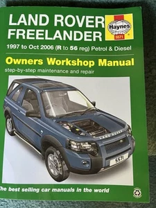 LAND ROVER FREELANDER 1.8 PETROL & 2.0 DIESEL (1997-2006) OWNERS WORKSHOP MANUAL - Picture 1 of 2