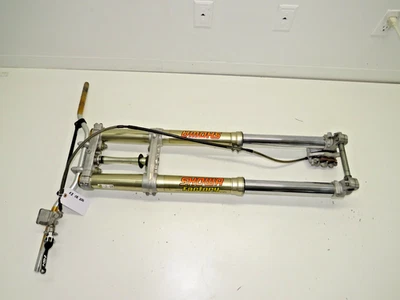 02-07 HONDA CR 250 CR250 HORQUILLAS DELANTERAS DERECHA IZQUIERDA HORQUILLA TUBOS ÁRBOLES BARRAS DE FRENO Foto 1 de 4