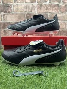 Puma Men’s Uk 7 King Top SG Black Football Boots Brand New Boxed - Picture 1 of 12