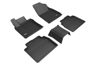 All Weather KAGU Floor Mat Fits 19-20 Lexus ES300h Black  Kagu - Image 1 of 4