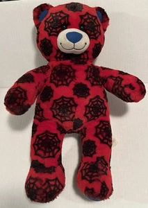 Peluche Build a Bear Marvel Spider-Man Orsacchiotto Rosso Nero Webbed 16" - Foto 1 di 6