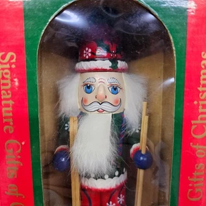 Regalos exclusivos de Navidad Cascanueces Esquiador Estilo 940037 Decorativo Nuevo en Caja - Imagen 1 de 7