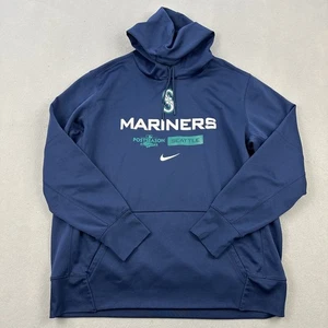 Seattle Mariners Hoodie Men 2XL Blue Nike 2022 Post Season MLB Sweatshirt XXL - Picture 1 of 9