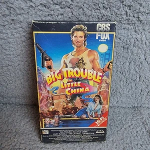 Big Trouble In Little China VHS 1986 Action Fantasy CBS Fox Video - Picture 1 of 3