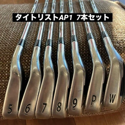 Titleist iron set AP1 FLEX-S (5-P+W) used - Image 1 of 4