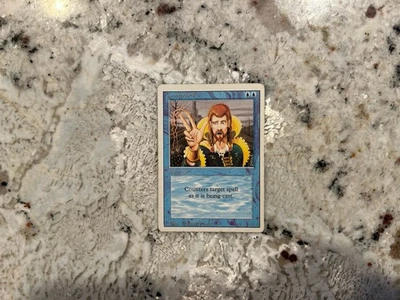 Mtg Miscut Counterspell - Magic the Gathering Miscut Revised Card Played Hp - Image 1 of 2