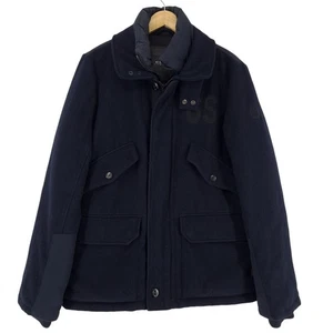 Vintage G-Star Casual Jacket Men Wool Blue Sx4 Size L - Picture 1 of 8