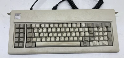 Vintage IBM XT Personal Computer Keyboard p/n: 1801449 Clicky 5 pin Cord #4 - Image 1 of 4