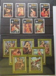 Priv Sammlung Lot 14x Briefmarken in Steckkarte bes. Motive GLAUBE & RELIGION ! - Bild 1 von 1