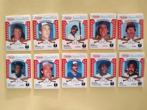 1986 TRUE VALUE Super Stars Baseball ⚾ Set of (10) Panels / 30 Cards - Bild 1 von 3