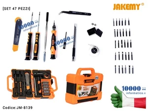 Kit di riparazione JACKEMY JM-8139 [Set 47 pezzi] Cacciaviti Esagonali Torx mini - Picture 1 of 1