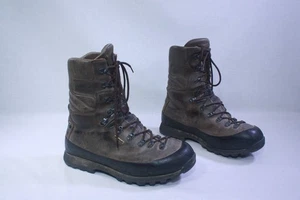 Botas de Caza Altas Kenetrek Mountain Extreme 420-NI Cuero Marrón Talla 12M Italia - Imagen 1 de 9