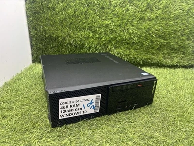 Lenovo FAST S510 Intel i3 6TH 6100 4GB 120GB SSD FAST Windows 10 SFF CHEAP PC - Image 1 of 2