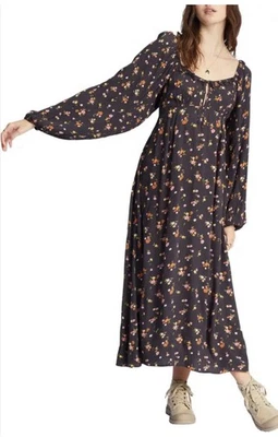 Billabong Better Days Long Sleeve Maxi Floral  Dress *Size Small - Image 1 of 4