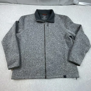 LL Bean Mountain Classic Sweater Fleecejacke Herren Large Classic Full Zip grau - Bild 1 von 16