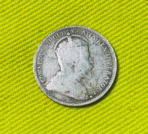 Canada 25c 1906 King George Silver Coin - Picture 1 of 2