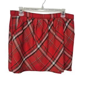 Old Navy Tartan Plaid Skirt Womens Size 10 Mini Holiday Party Office Siren Y2K - Picture 1 of 10