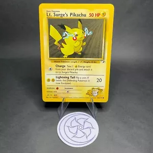 Tenente Surge's Pikachu 081/132 - Gym Heroes - WotC 2000 - Comune - LP - Foto 1 di 18