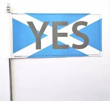 Scotland Independence Referendum Vote 'YES' Deluxe Table Flag