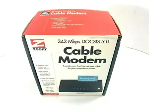 Zoom 343 Mbps DOCSIS 3.0 Cable Modem Model: 5341. - Picture 1 of 5