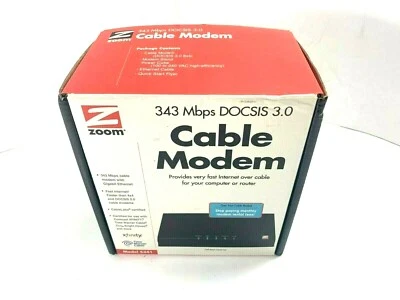 Zoom 343 Mbps DOCSIS 3.0 Cable Modem Model: 5341. - Image 1 of 4