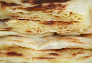 10 Homemade Algerian Maarek, Msemen, Msemmen, Algerian Plain Flat Bread - Picture 1 of 4