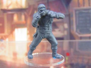 Human Boxer Bar Room Brawler B Mini Miniatur Figur 3D gedruckt Modell 28/32 mm - Bild 1 von 5