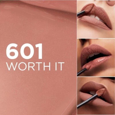L’Oreal Paris Infallible Matte Resistance Liquid Lipstick- 601 Worth It, 5ml - Image 1 of 2