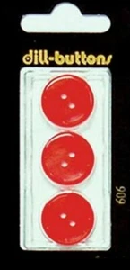 Dill Buttons ~ (0606) - 11/16" - 3 ct - Picture 1 of 1